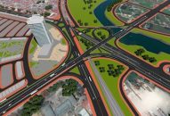 Công tác xén hè đảm bảo giao thông phục vụ thi công Dự án đầu tư xây dựng Nút giao Nam cầu Bính