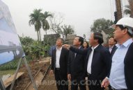 Phấn đấu khánh thành cầu qua sông Đa Độ, huyện Kiến Thụy vào ngày 13/5/2019