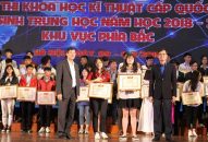 Trao 136 giải thi Khoa học kỹ thuật dành cho học sinh trung học