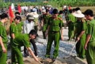 Đoàn thanh niên CATP: Tích cực tham gia xây dựng nông thôn mới