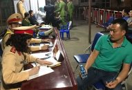 Kiểm tra 4 ngày, phát hiện 1 lái xe dương tính với ma túy