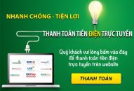 Thanh toán tiền điện không sử dụng tiền mặt
