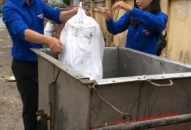 Đoàn TNCS Hồ Chí Minh phường Bàng La (Đồ Sơn): Ra quân vệ sinh môi trường