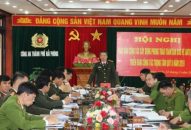 Công an thành phố: Giao ban công tác XDPT toàn dân bảo vệ ANTQ Quý 1/2019