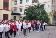 Phường Đồng Quốc Bình (Ngô Quyền): Hàng trăm VĐV tham gia ngày chạy Olympic vì sức khỏe toàn dân