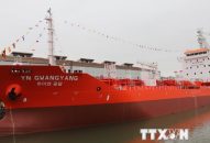 Bàn giao tàu dầu hoặc hóa chất có trọng tải 6.500 tấn cho Hàn Quốc