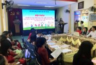 Sơ kết 3 năm triển khai thực hiện chuyên đề Xây dựng trường mầm non lấy trẻ làm trung tâm