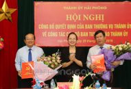 Công bố quyết định của Ban Thường vụ Thành ủy về công tác cán bộ Ban Tuyên giáo Thành ủy