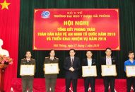 Trường đại học Y Dược Hải Phòng tổng kết phong trào Toàn dân bảo vệ ANTQ