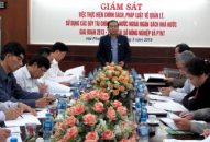 Đoàn đại biểu Quốc hội Hải Phòng giám sát việc quản lý, sử dụng quỹ tài chính nhà nước ngoài ngân sách tại Sở NN&PTNT