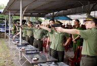 Công an thành phố: Khai mạc kiểm tra bắn đạn thật súng ngắn quân dụng năm 2019