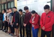 Bắt quả tang 16 đối tượng đang xóc đĩa ăn tiền