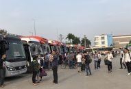 Xe khách tăng chuyến phục vụ người dân dịp nghỉ lễ