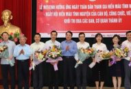 Khối thi đua các Đảng ủy khối, các ban, cơ quan Thành ủy:  Lan tỏa nghĩa cử ngày hiến máu tình nguyện