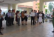 Trường THPT Chuyên Trần Phú: 36 cán bộ, giáo viên tham gia huấn luyện nghiệp vụ PCCC