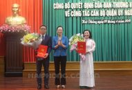 Công bố các Quyết định về công tác cán bộ Quận ủy Ngô Quyền