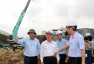Phó chủ tịch UBND TP Nguyễn Đình Chuyến:  Kiểm tra tiến độ Nút giao Nguyễn Văn Linh