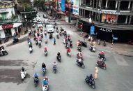 Các tuyến phố Hải Phòng ngày đầu thực hiện phân luồng giao thông tạm thời