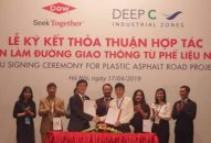Khu CN DEEP C Hải Phòng:  Ký kết thoả thuận làm đường giao thông từ nhựa tái chế