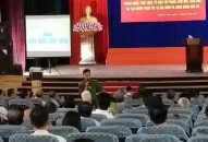 Tuyên truyền kiến thức PCCC cho cán bộ Mặt trận quận Lê Chân