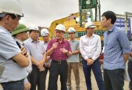 Phó Chủ tịch Thường trực UBND thành phố Nguyễn Xuân Bình kiểm tra, đôn đốc tiến độ Dự án đầu tư xây dựng Nút giao Nam cầu Bính