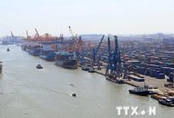 Lượng hàng hóa qua các cảng biển Việt Nam tăng mạnh