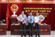 Đồng chí Nguyễn Văn Tuấn trúng cử chức danh Chủ tịch UBND huyện Kiến Thụy