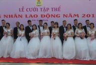 Rộn ràng lễ cưới tập thể công nhân ở Hải Phòng