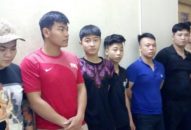 Hàng chục côn đồ đất Cảng bịt mặt, che biển số vác giáo, mác lao vào hỗn chiến