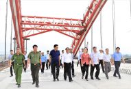 Lễ hợp long cầu Hoàng Văn Thụ thuộc dự án Khu đô thị mới Bắc sông Cấm