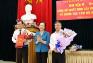 Công bố quyết định về công tác cán bộ huyện Kiến Thụy