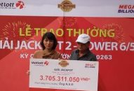 Trao giải Jack Pot 2 trị giá trên 3 tỷ đồng