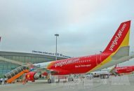 Phát hiện máy bay bong ốp cánh sau khi hạ xuống sân bay Cát Bi