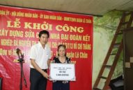 Phường Nghĩa Xá (Lê Chân)  Khởi công sửa chữa nhà ở tặng hộ nghèo