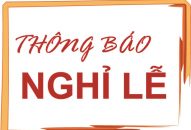 Ngành giáo dục nghỉ lễ 30/4 và 1/5 từ ngày 27/4/2019 đến hết ngày 1/5/2019