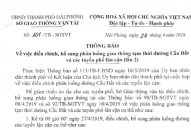 Bổ sung phân luồng giao thông tạm thời một số tuyến phố trung tâm thành phố