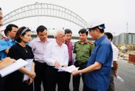 Chuẩn bị an toàn, chu đáo Lễ khánh thành nút giao Nguyễn Văn Linh và Lễ khởi công tuyến đường trục từ nút giao Nguyễn Văn Linh đến ngã 3 Chợ Con