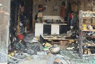 Hải Phòng: Cửa hàng bán quần áo bị đốt cháy