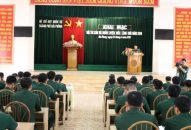 Khai mạc hội thi cán bộ huấn luyện điều lệnh giỏi năm 2019