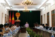 Phó Chủ tịch Thường trực UBND thành phố Nguyễn Xuân Bình kiểm tra tiến độ thực hiện Dự án chinh trang lại sông Tam Bạc