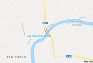 Phân luồng giao thông tạm thời phục vụ khởi công cầu sông Hóa trên QL37  huyện Vĩnh Bảo