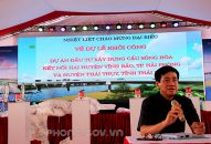 Đảm bảo trang trọng, an toàn, tiết kiệm Lễ Khởi công Dự án đầu tư xây dựng cầu sông Hóa