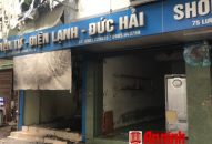 Cháy lớn tại cửa hàng điện tử, điện lạnh số 75D Lương Khánh Thiện: Không có thiệt hại về người