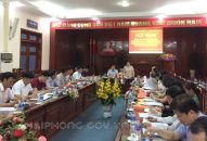 Kiểm tra, đánh giá việc sơ kết 5 năm thực hiện Nghị quyết số 33-NQ/TW tại Huyện ủy Thủy Nguyên