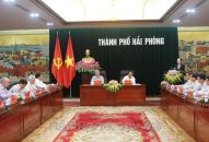 Đoàn khảo sát của Tiểu ban Văn kiện Đại hội XIII làm việc với Thành ủy Hải Phòng