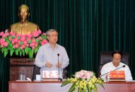 Đoàn Tiểu ban Văn kiện Đại hội XIII của Đảng làm việc với Ban Thường vụ Thành ủy Hải Phòng