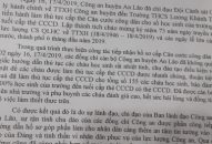 CAH An Lão nhận được Thư cảm ơn của Trường THCS Lương Khánh Thiện