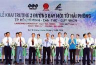 Thủ tướng cắt băng khai trương 3 đường bay mới từ Hải Phòng