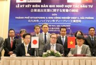 Thành phố Kitakyushu và Công ty CP KCN Đình Vũ DEEP C: Ký Biên bản ghi nhớ về đầu tư kinh doanh