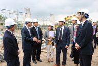 Đoàn đại biểu của thành phố Kitakyushu (Nhật Bản) thăm và khảo sát tại Nhà máy cấp nước An Dương